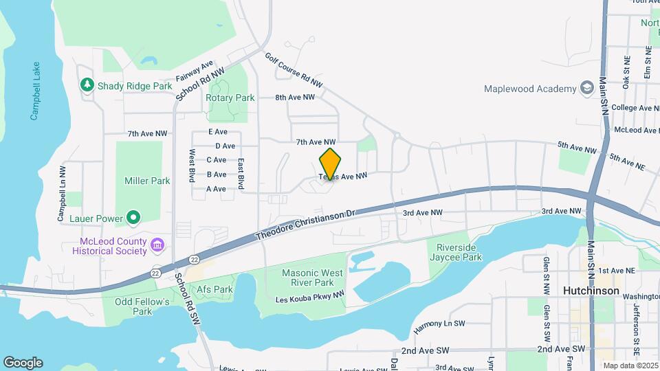 860 Texas Ave NW Map and Location Details