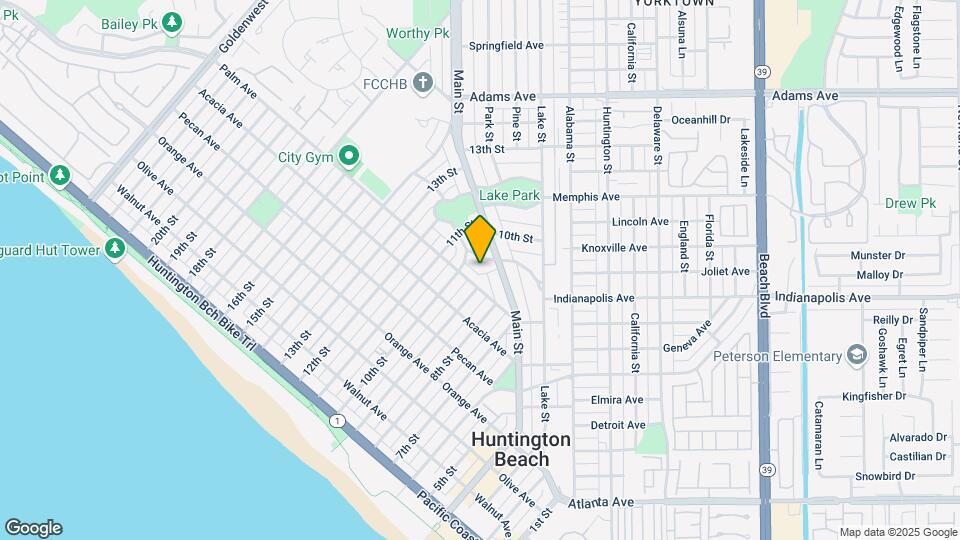 315 Crest Ave Mapa y Detalles de la Ubicación