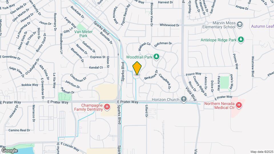 1680 O Malley Dr Map and Location Details