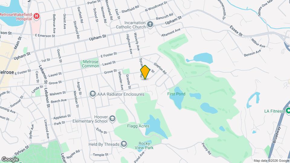 62 Sycamore Rd Map and Location Details