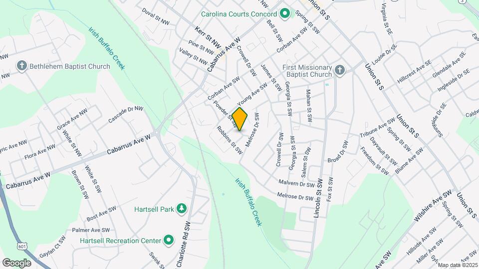 136 Powder St SW Map and Location Details