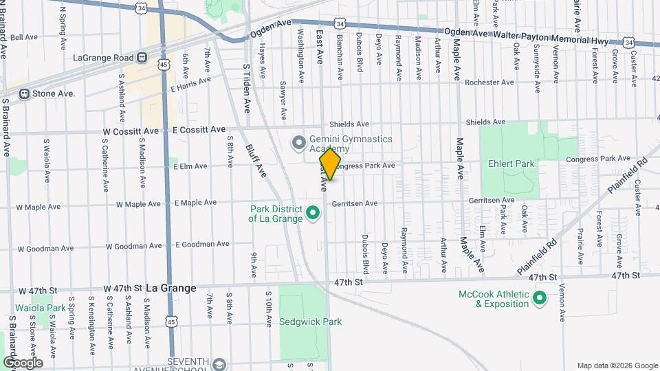 4423 Eberly Ave, Unit 1A Mapa y Detalles de la Ubicación