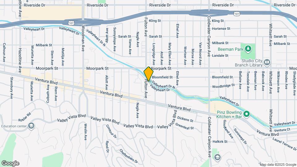 4266 Fulton Ave Map and Location Details