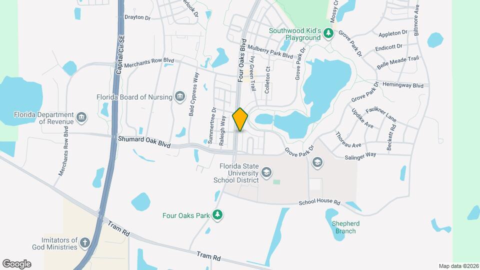 4271 Four Oaks Blvd Map and Location Details