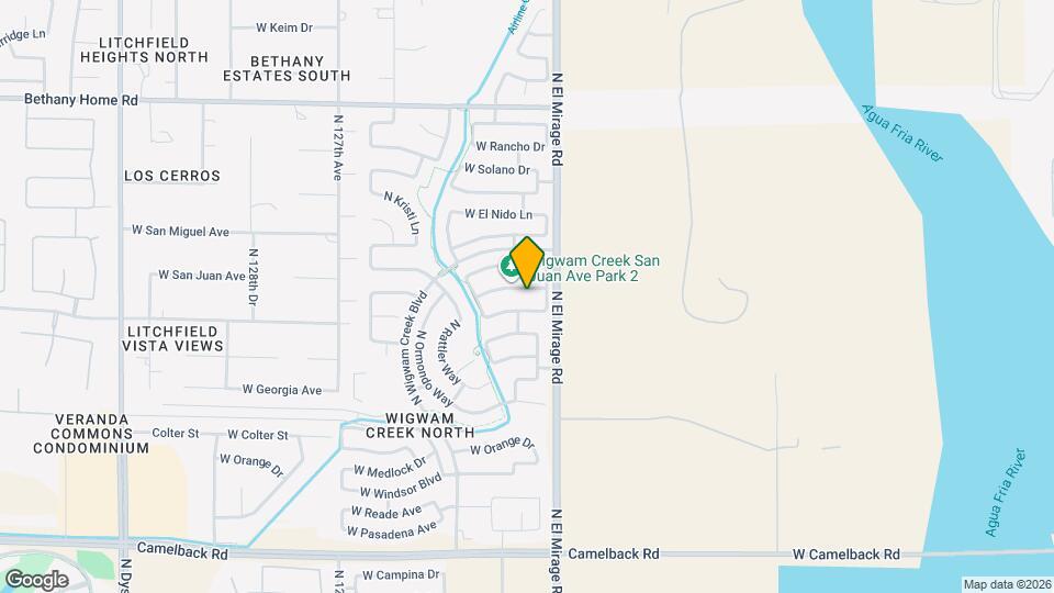 12321 W Marshall Ave Mapa y Detalles de la Ubicación