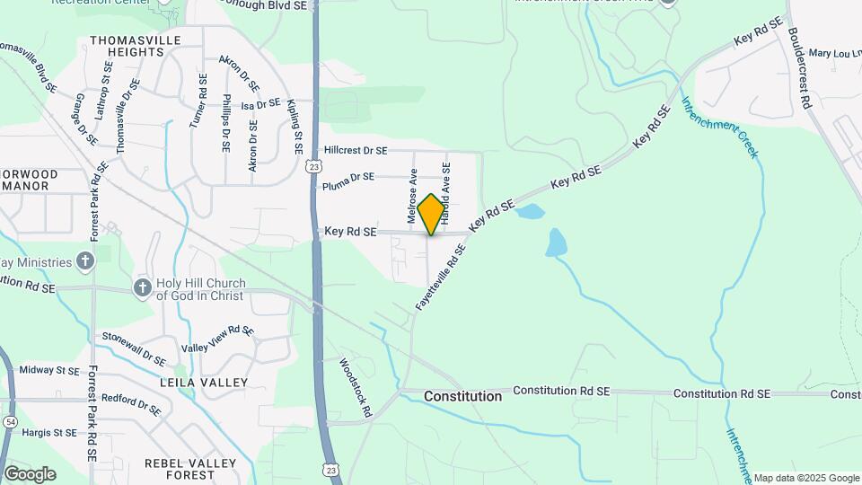 1137 Key Rd SE, Unit #B Map and Location Details