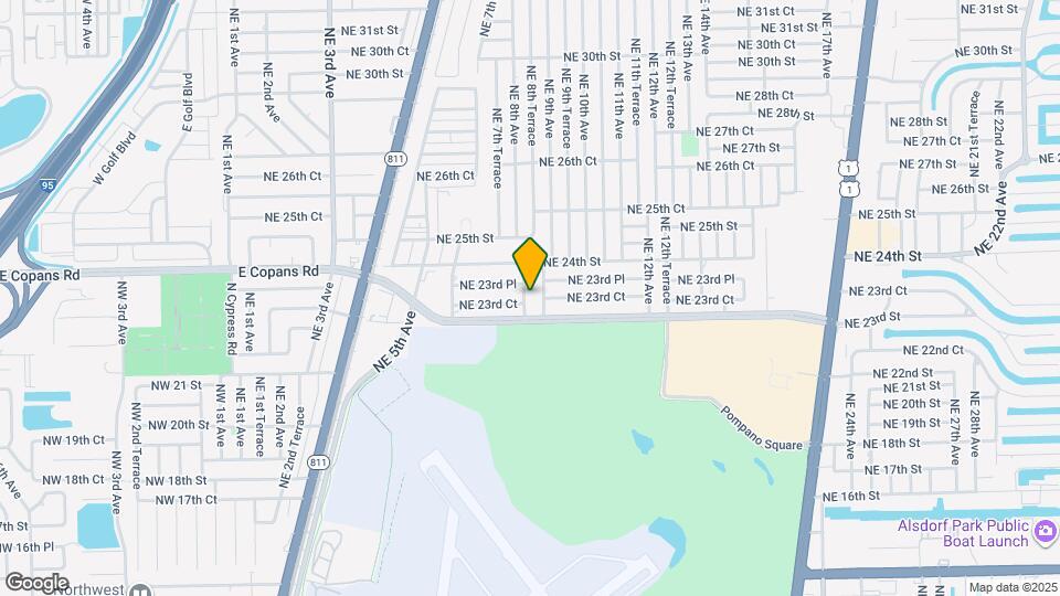 2340 NE 8th Ave Map and Location Details