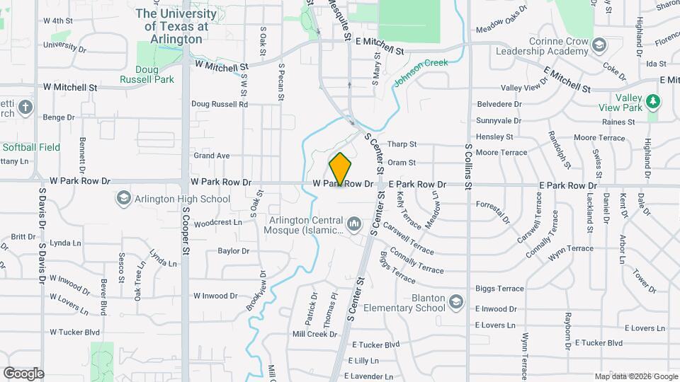 116 W Park Row Dr Mapa y Detalles de la Ubicación