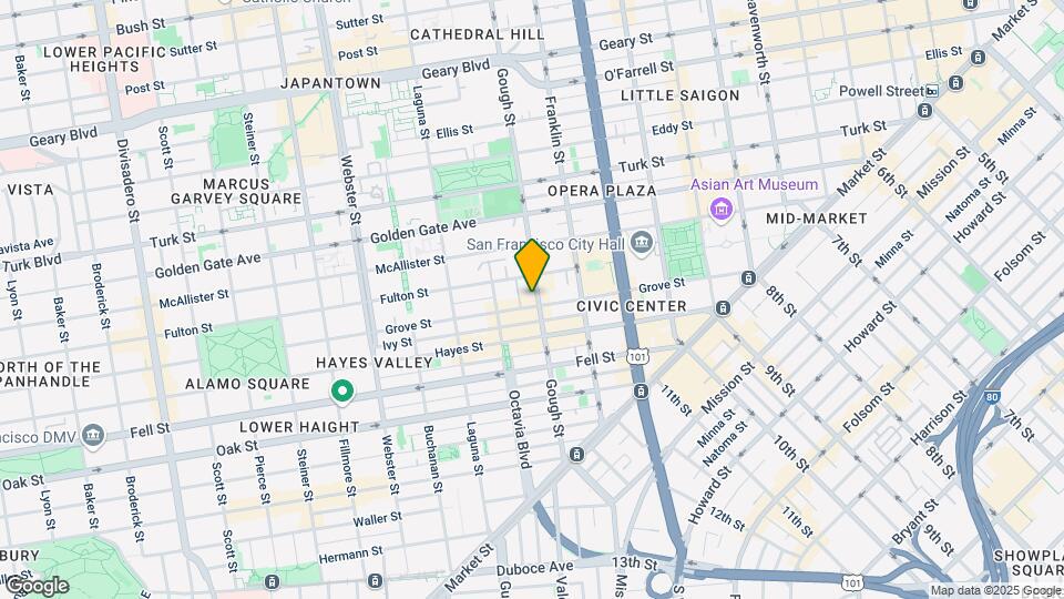 400 Grove St Map and Location Details