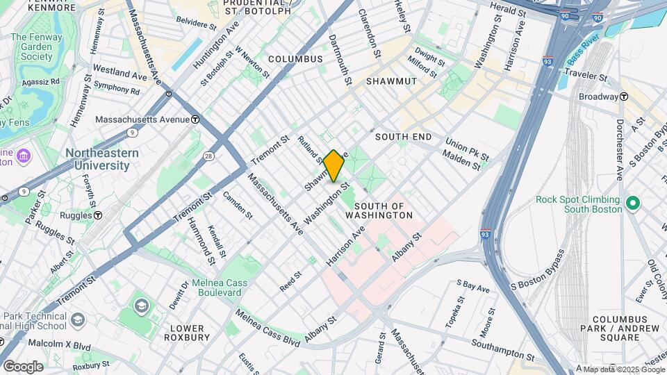 1601 Washington St, Unit 504 Map and Location Details