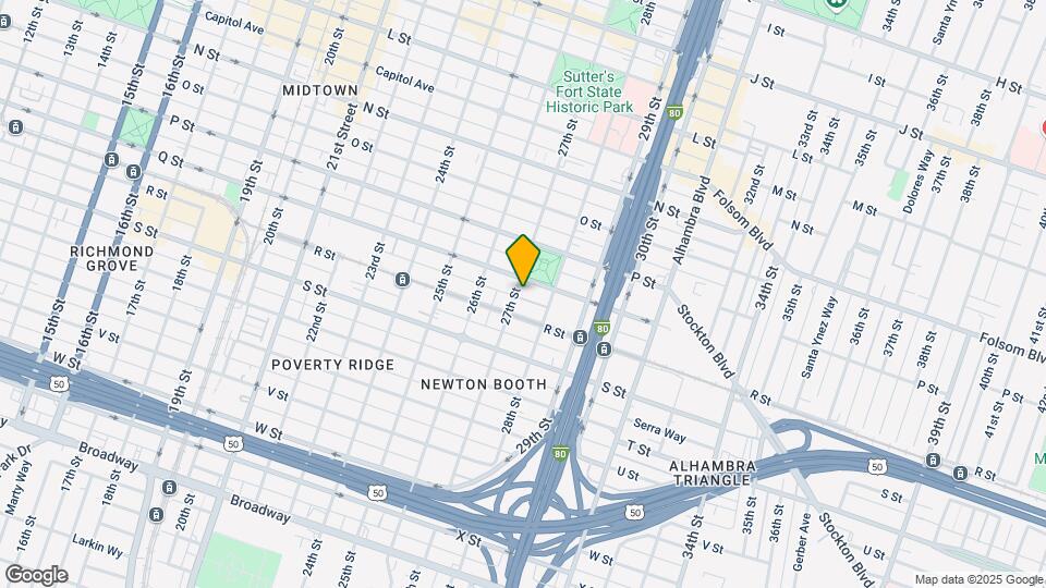 1711 27th St Map and Location Details