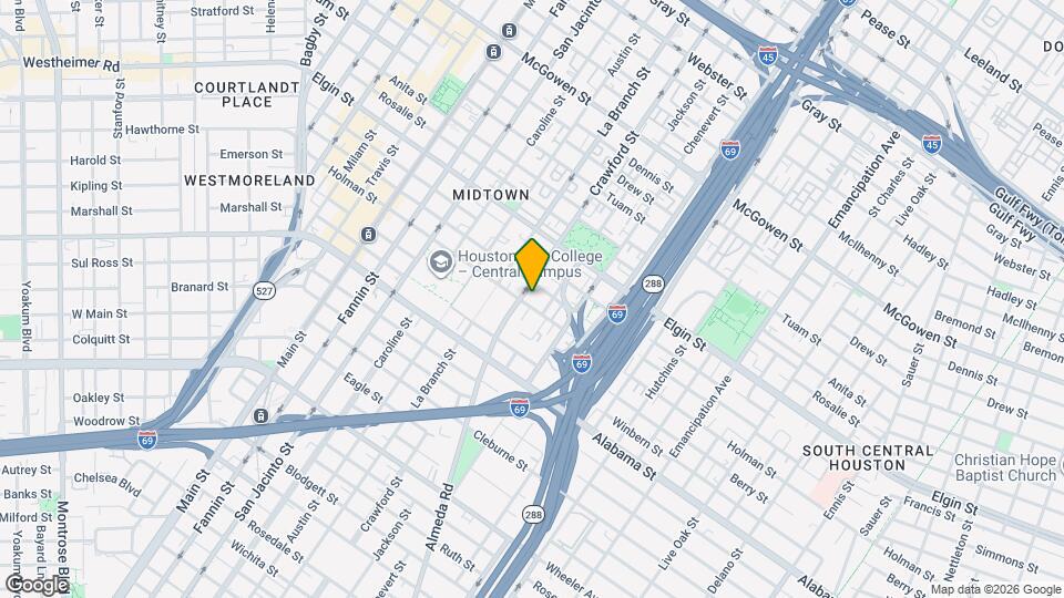 1607 Holman St Map and Location Details