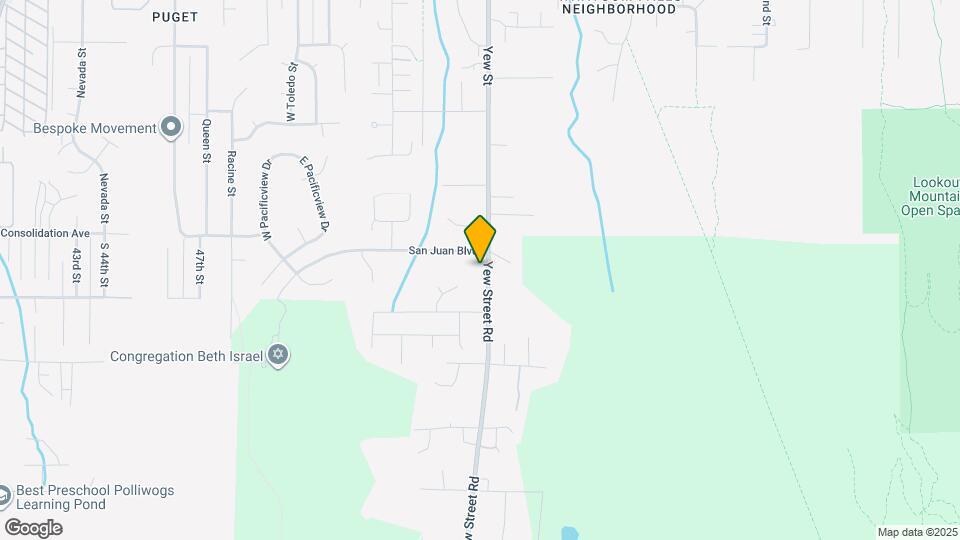 2575 Yew Street Rd, Unit 2575 Map and Location Details