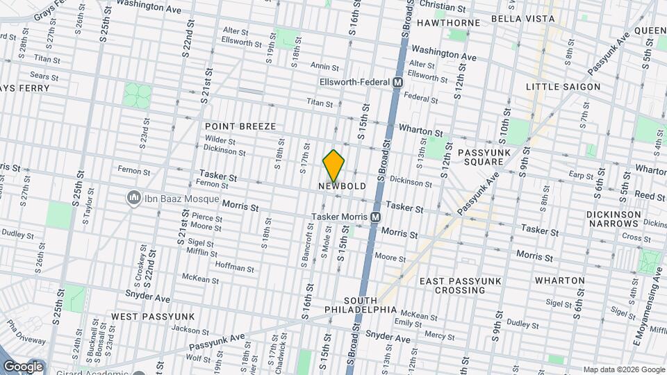 1540 S Mole St Map and Location Details