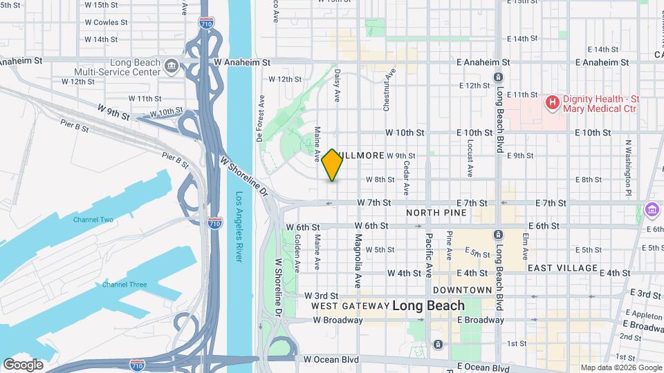 743 Daisy Ave Map and Location Details