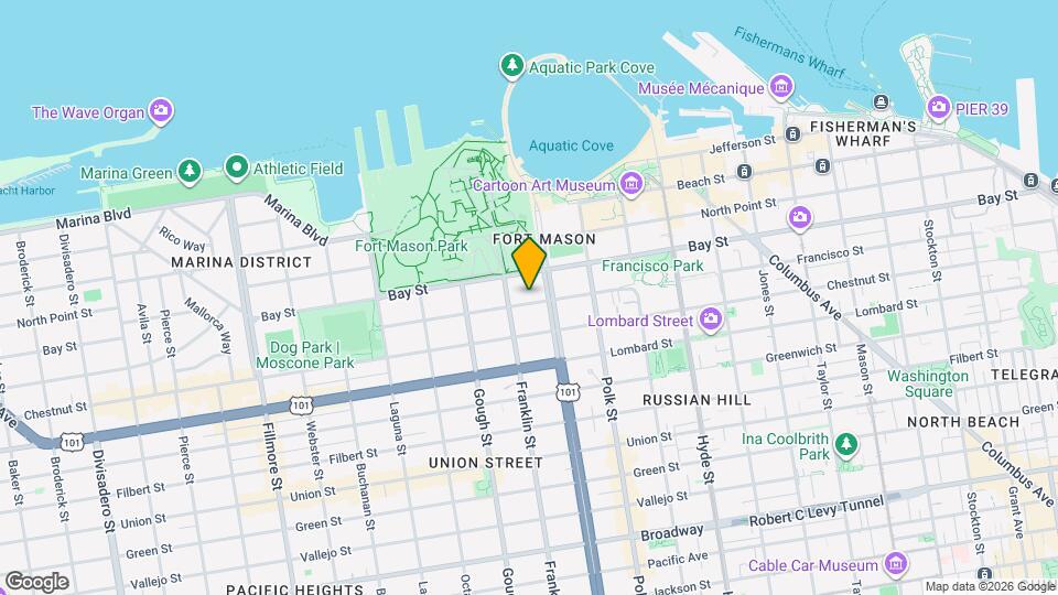 1242 Francisco St Mapa y Detalles de la Ubicación