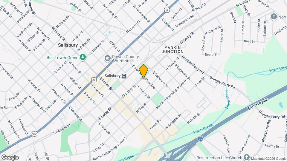 407 Park Ave Map and Location Details