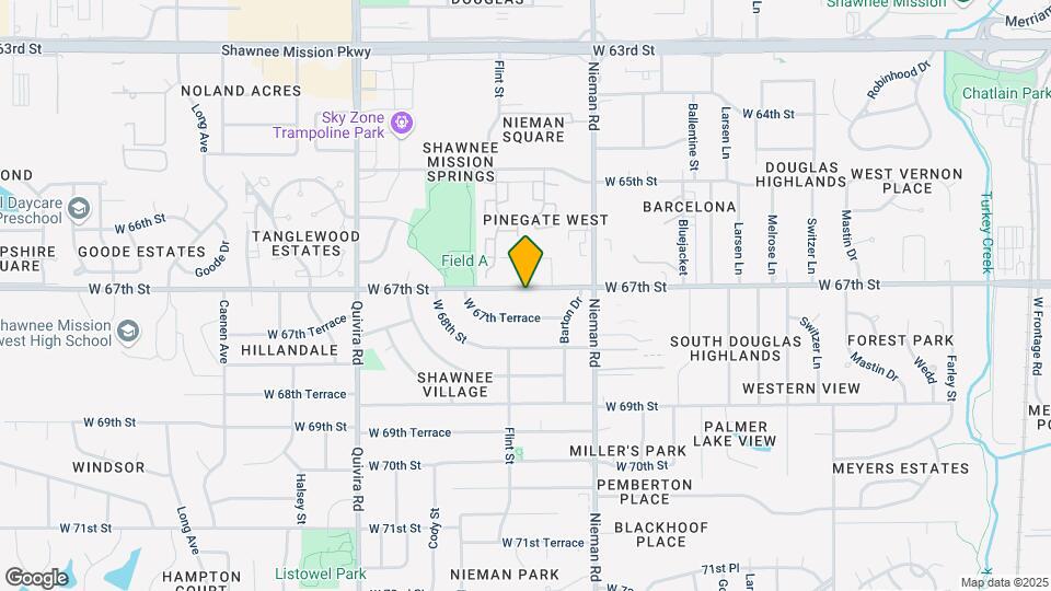 11307 W 67th St Map and Location Details