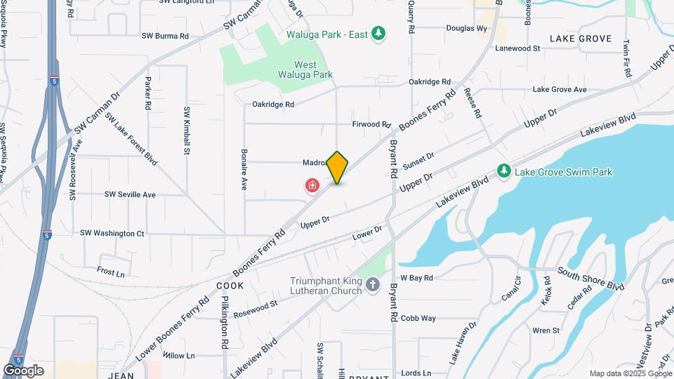 16500 Boones Ferry Rd Map and Location Details