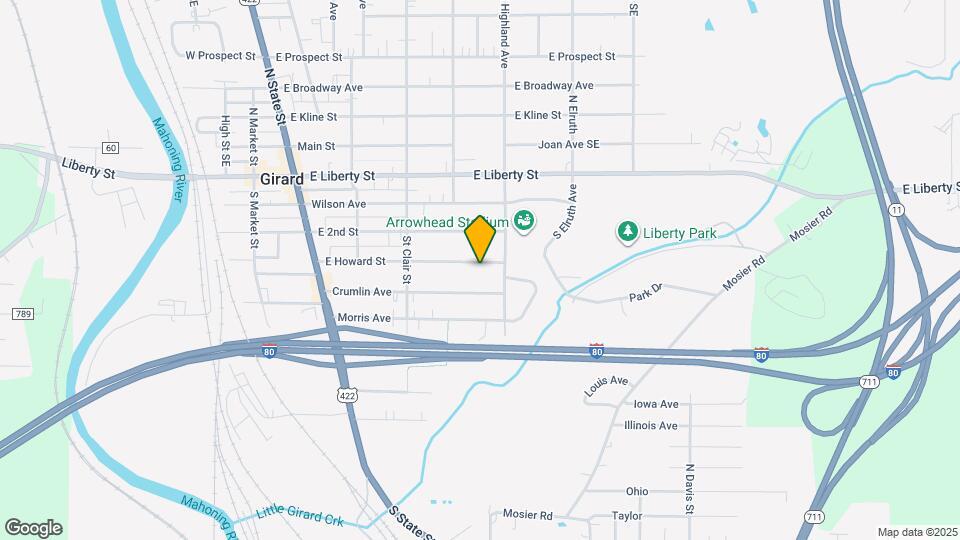 285 E Howard St Map and Location Details