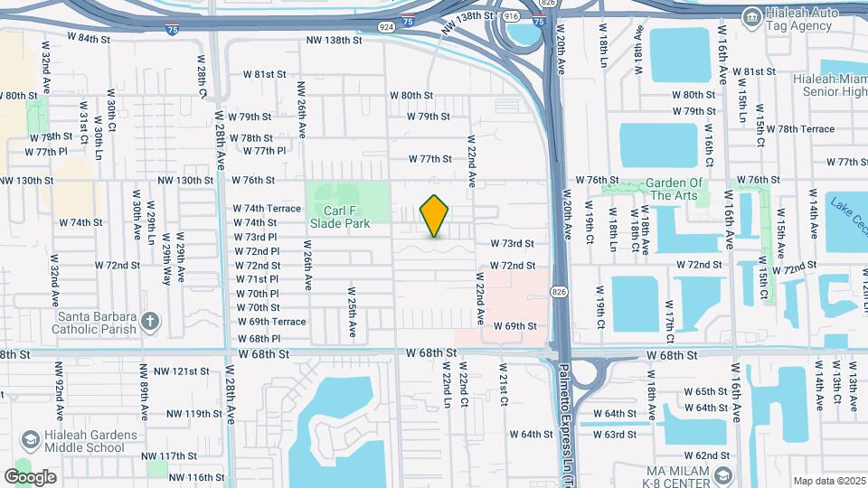 7259 W 24th Ave Map and Location Details