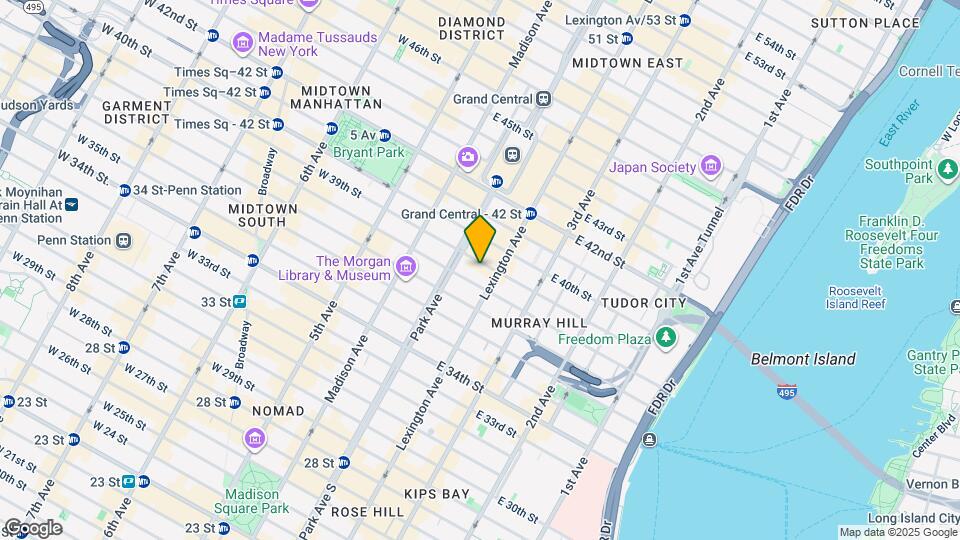 120 E 39th St Map and Location Details