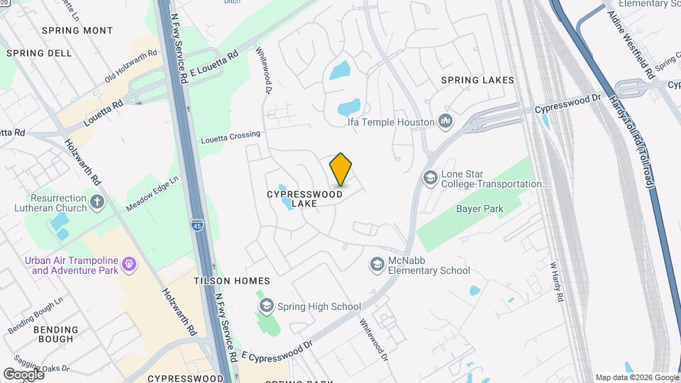 818 Cypresswood Bend Map and Location Details