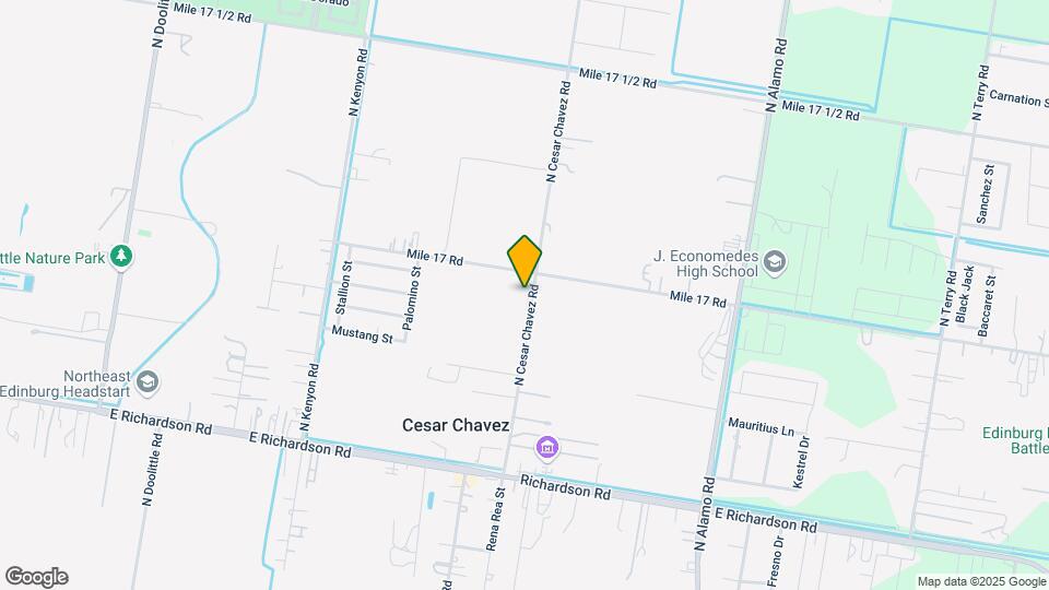 1329 N Cesar Chavez Rd Map and Location Details