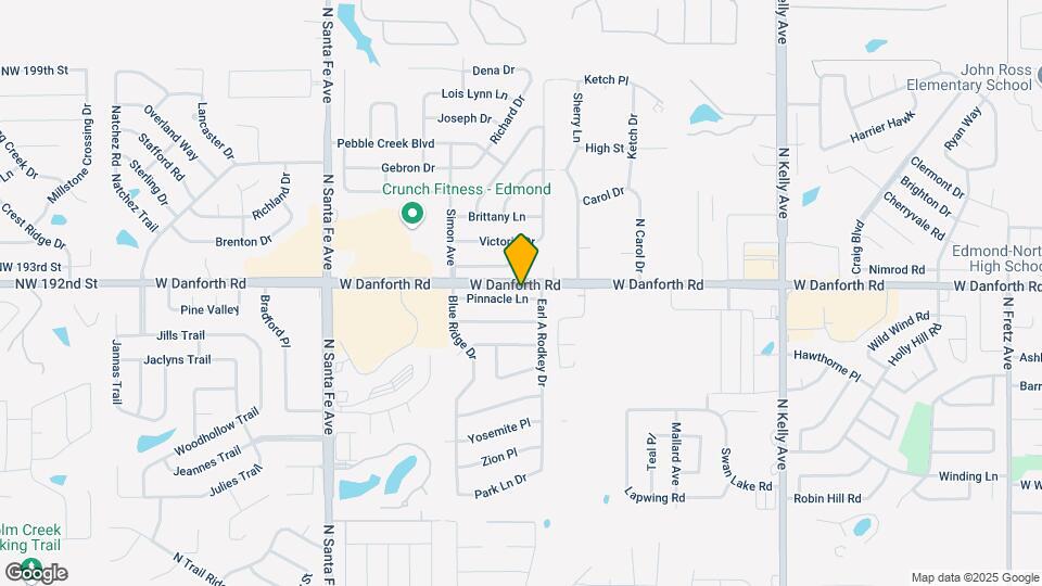 1701 Pinnacle Ln Map and Location Details