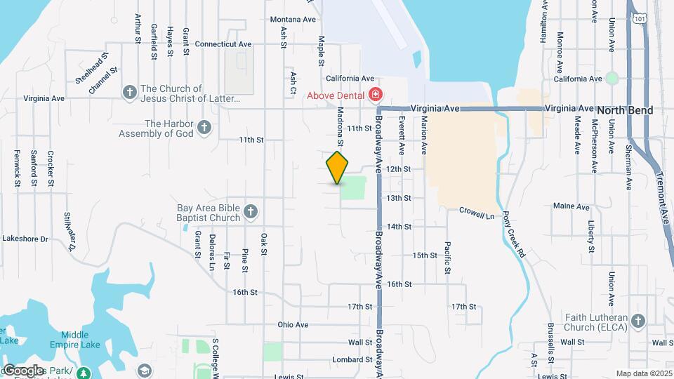 2272 Madrona St Map and Location Details