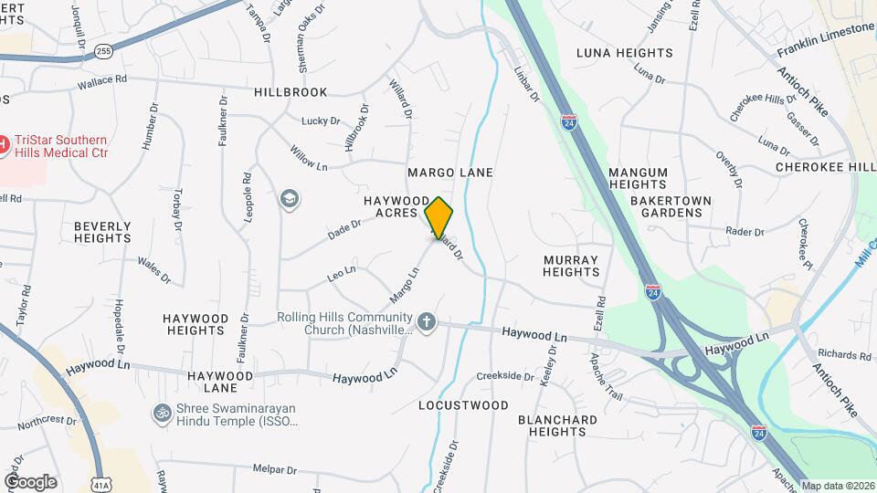 319 Margo Ln Map and Location Details