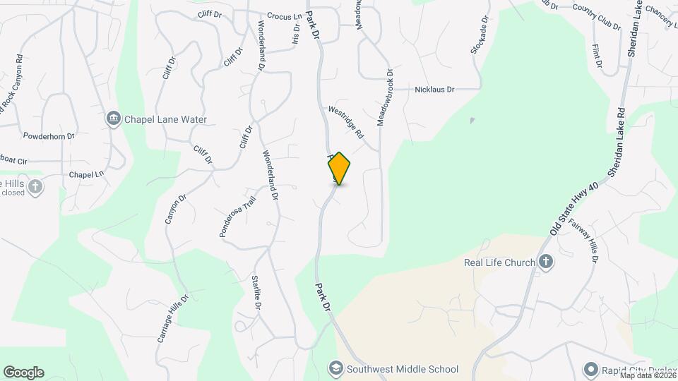 3738 Park Dr Map and Location Details