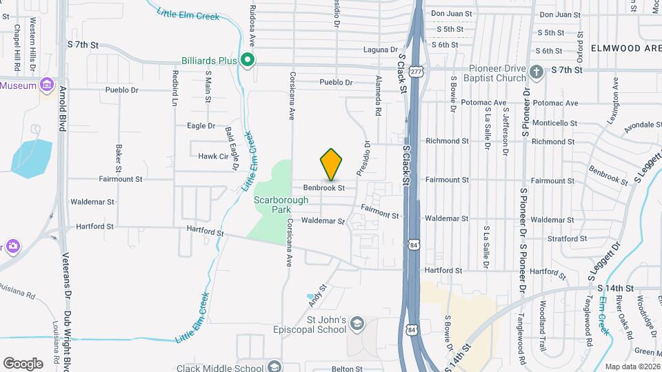 5256 Benbrook St Map and Location Details