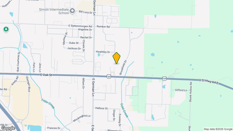 1012 Woodside Dr Map and Location Details