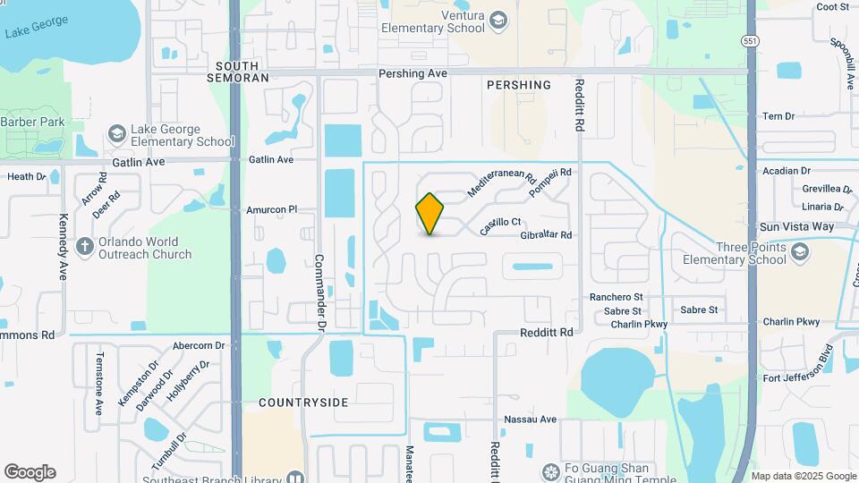 6706 Pompeii Rd Map and Location Details