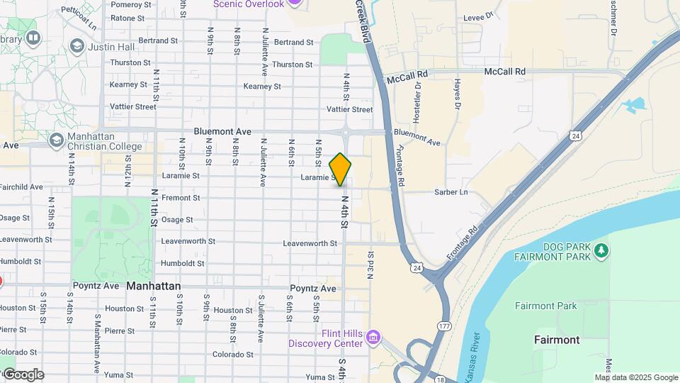 511 N 4th St, Unit 4 Map and Location Details