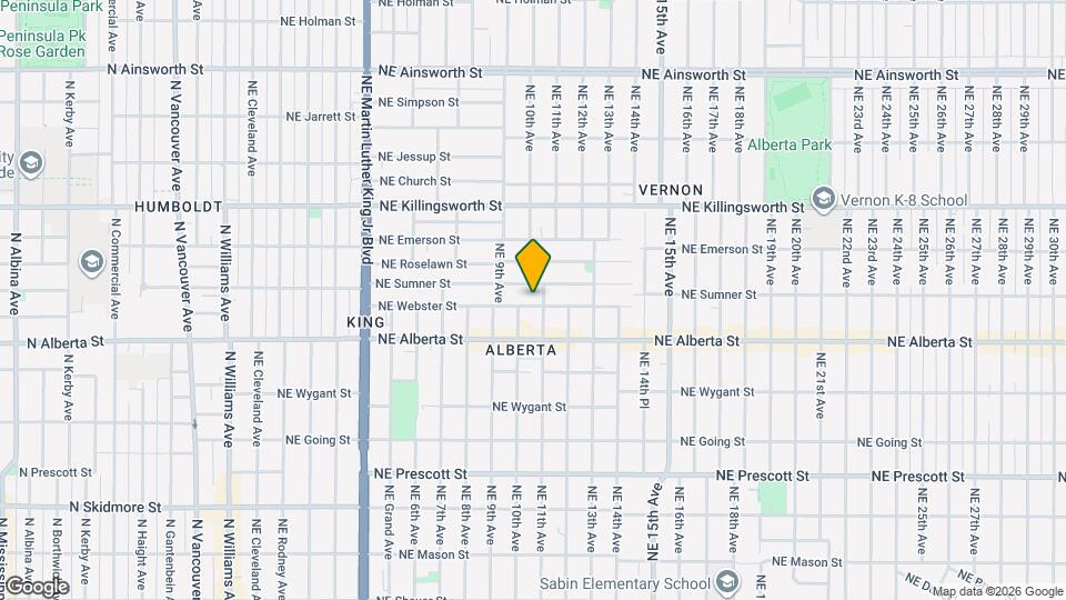 1023 NE Webster St, Unit 1023 Webster Mapa y Detalles de la Ubicación
