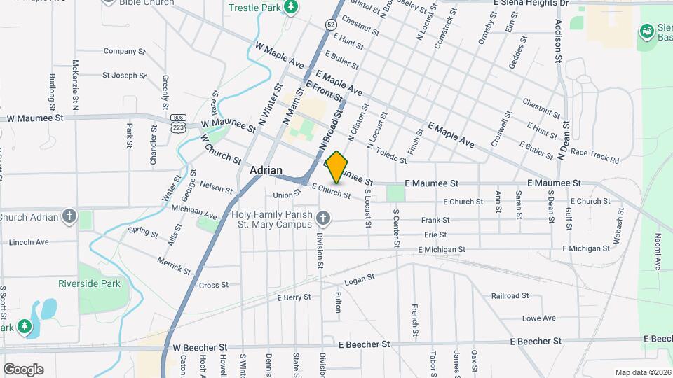 327 E Church St, Unit 327 East Church St Map and Location Details