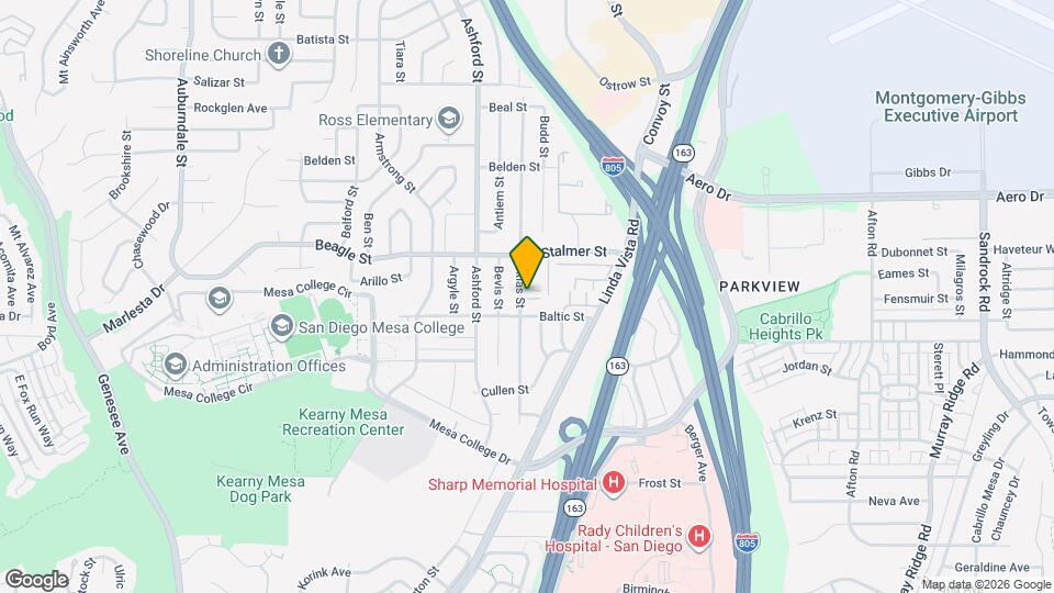 3427 Atlas St Map and Location Details