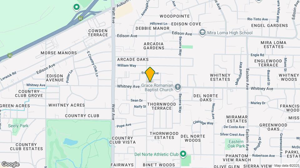 3705 Whitney Ave Mapa y Detalles de la Ubicación