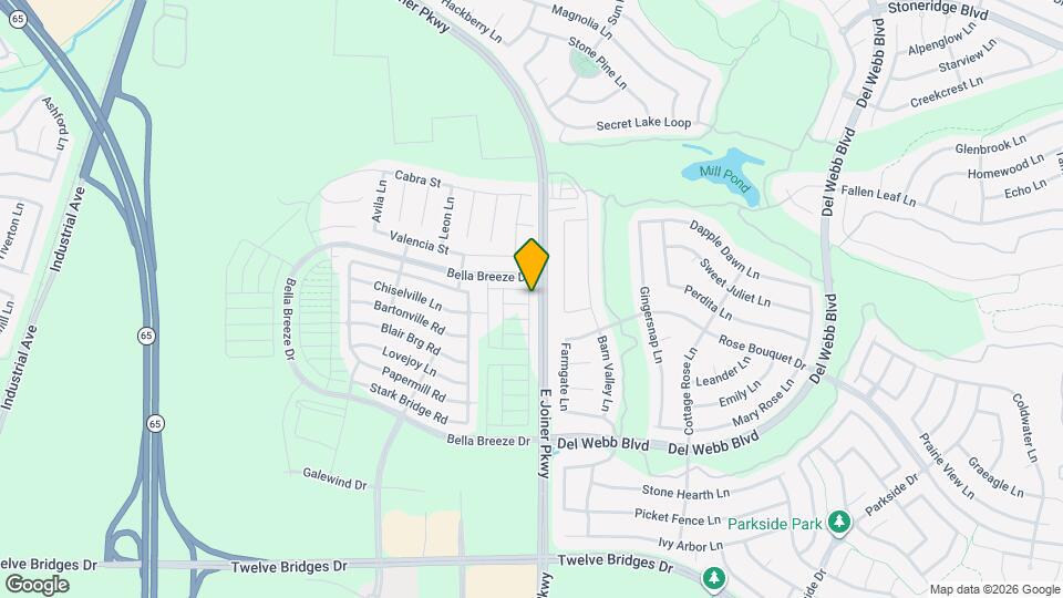 2093 Comstock Ln Map and Location Details