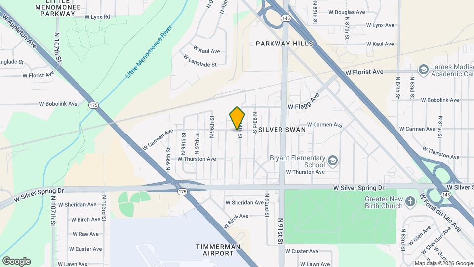 5773 N 94th St Map and Location Details