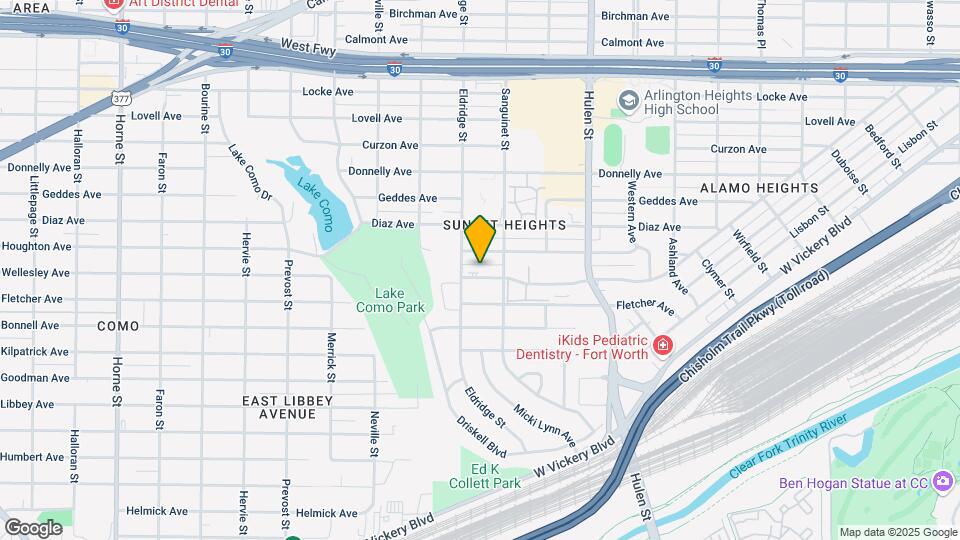 4820 Wellesley Ave Map and Location Details