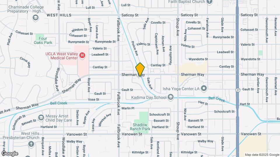 22650 Sherman Way Map and Location Details