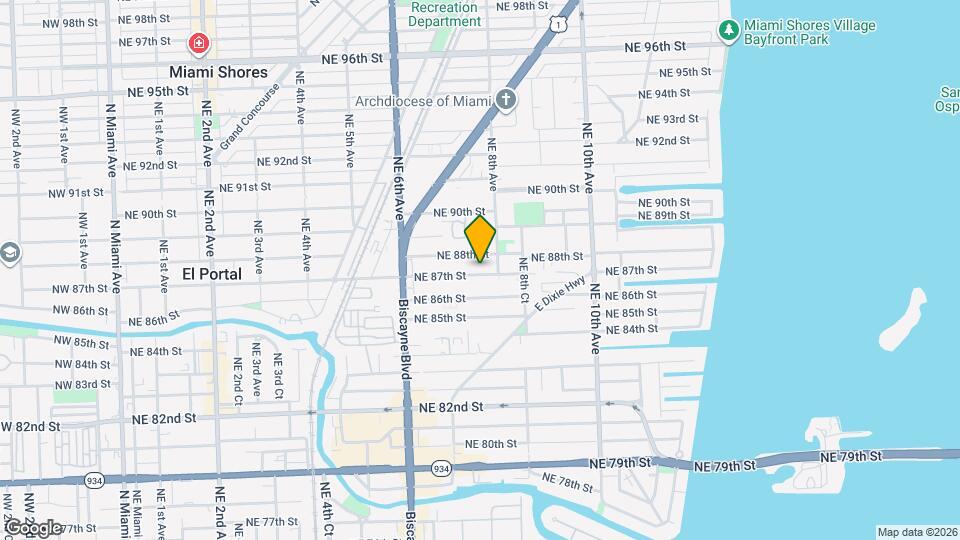 759 NE 87th St Map and Location Details