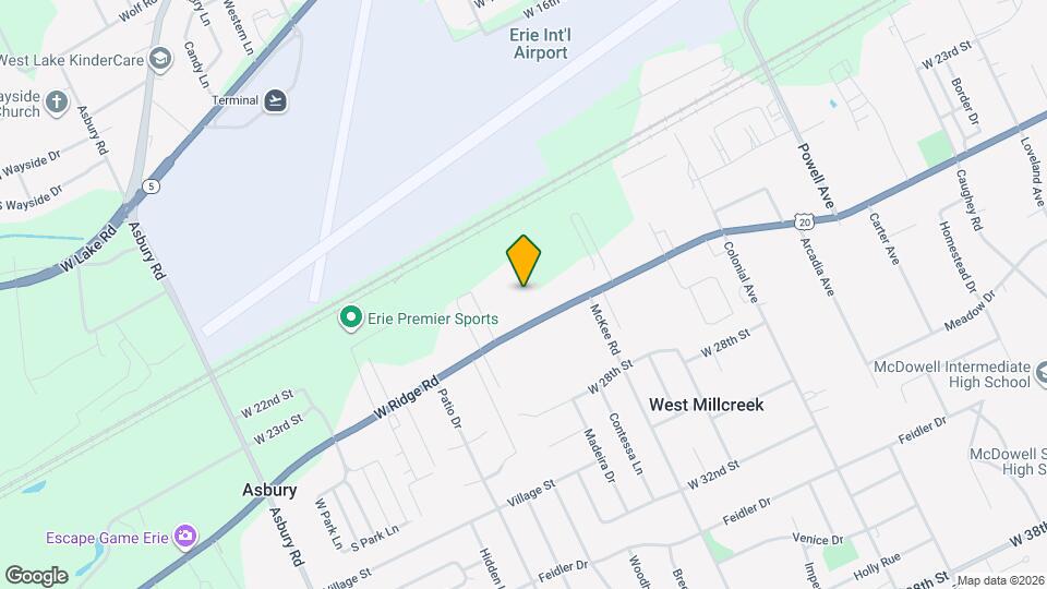 4256 W Ridge Rd Map and Location Details