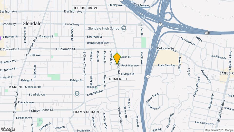 511 S Verdugo Rd Mapa y Detalles de la Ubicación