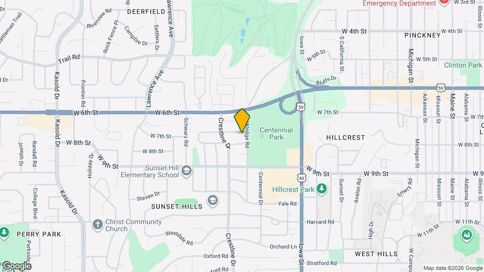 2505 Moundview Dr Map and Location Details