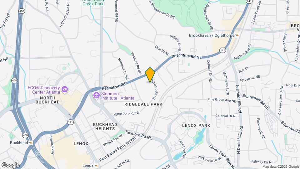 3664 Kingsboro Rd NE Map and Location Details