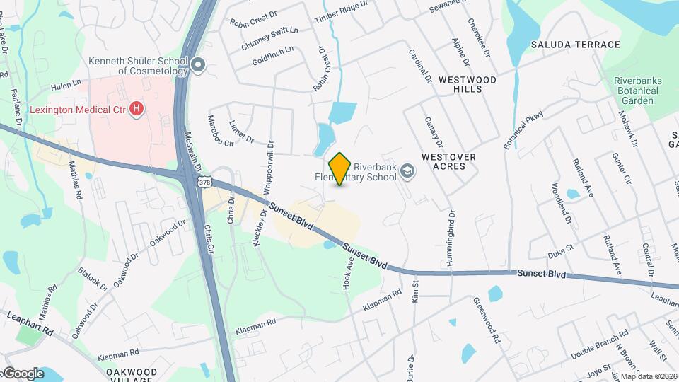 206 New Brookland Pl Map and Location Details